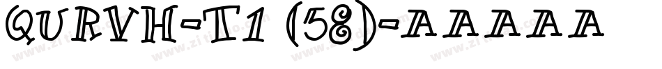QURVH-T1 (58)字体转换